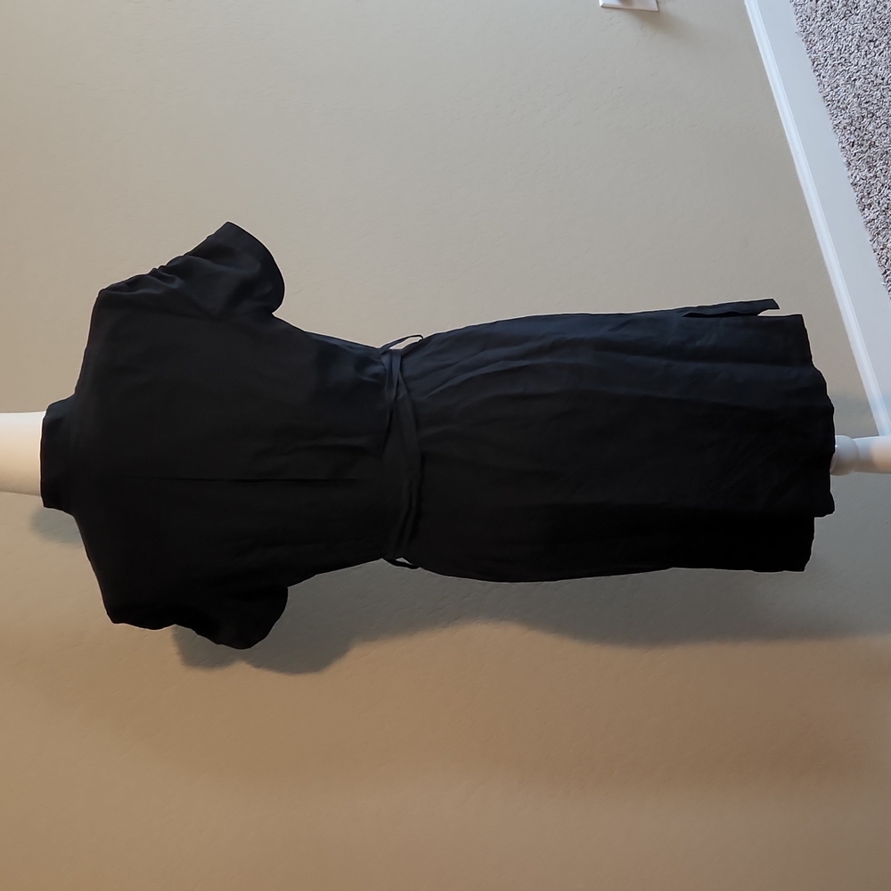 Laundry By Design Black Silk Cotton Blend - Size 12 (fits like 8/10 Junior) - Picture 4 of 16